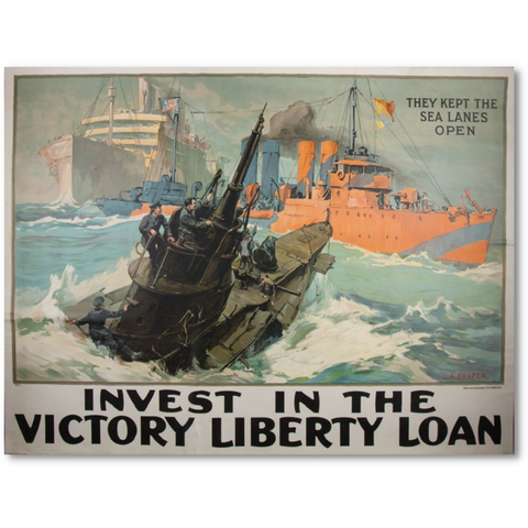 "Sea Lanes" Liberty Loan Poster