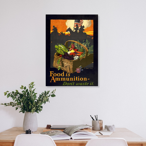 "Food is Ammunition" Mini Poster