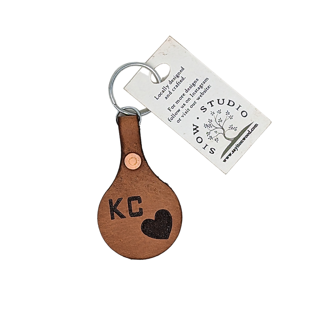 KC Heart Leather Keychain – National WWI Museum and Memorial