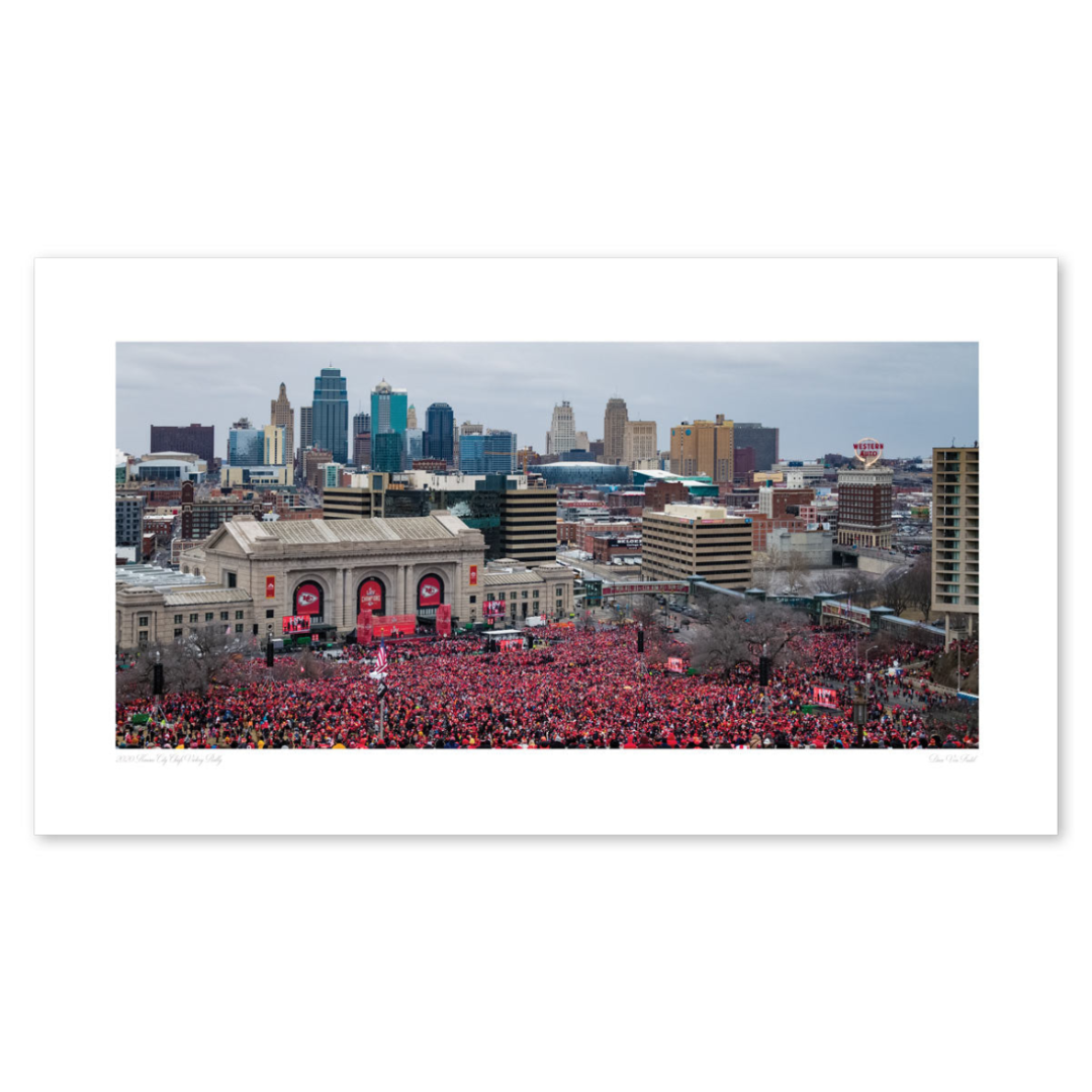 Poster of KC's World Series rally on sale at Union Station