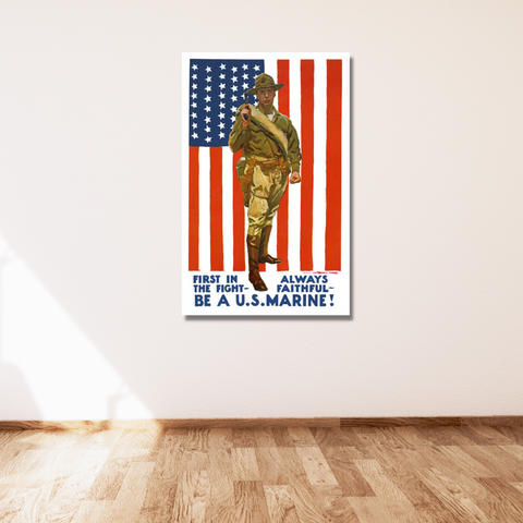 "Be A Marine" Poster