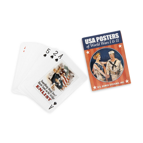USA Posters of WWI & II Playing Cards