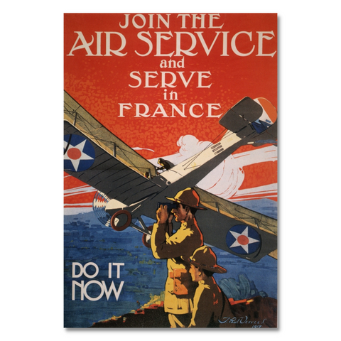 "Serve in France" Mini Poster
