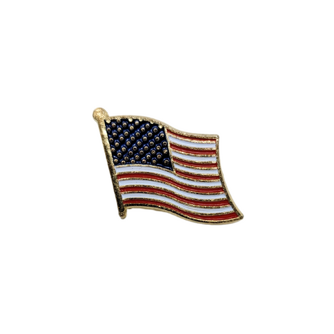 Waving Flag Pin