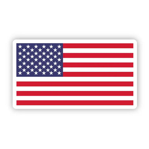 American Flag Sticker