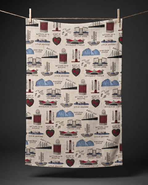 Kansas City Tea Towels