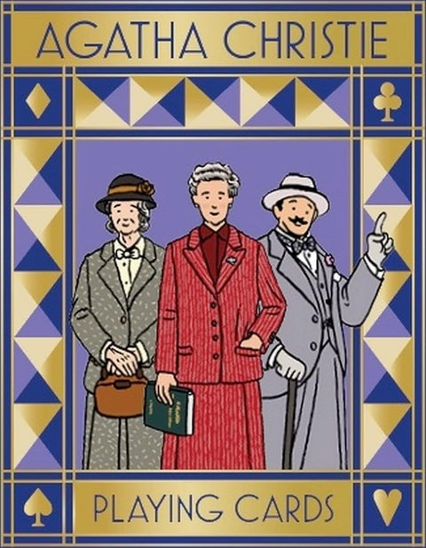 A deck of Agatha Christie themed playing cards.
