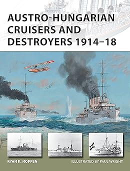 The artwork shows World War I biplanes and two large battleship being fired at with smoke arising from two ships.  Along the bottom, three black-and-white historical photographs of battleships are displayed.