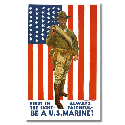 "Be A Marine" Poster