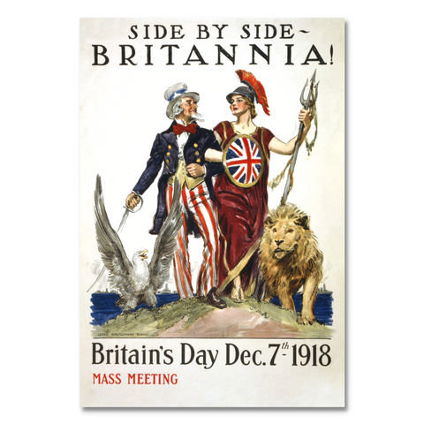 "Side By Side - Britannia!" Mini Poster
