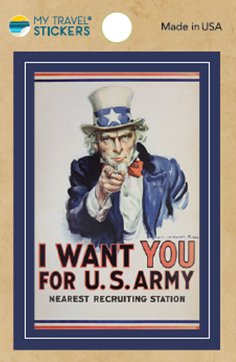 WWI Poster Mini Stickers