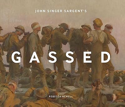 The image is a colored painting of the famous WWI Gassed painting by John Singer Sargent. 