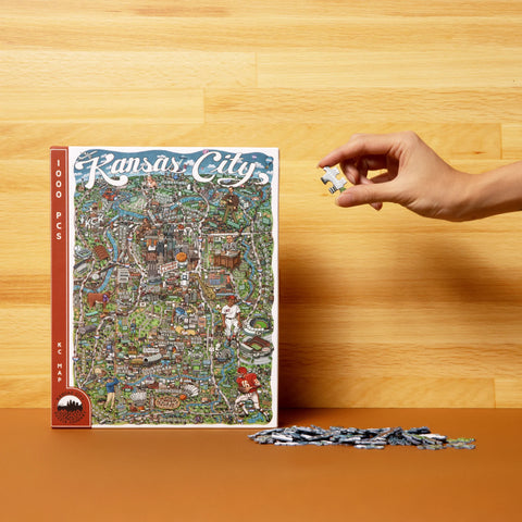 Kansas City Map Puzzle | Mario Zucca