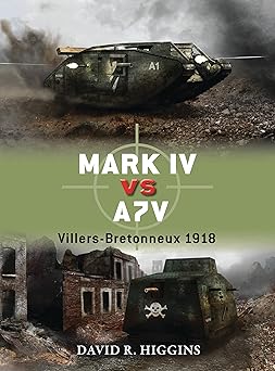 Illustrated cover showing and Mark IV Tank and a A&V tank. 
