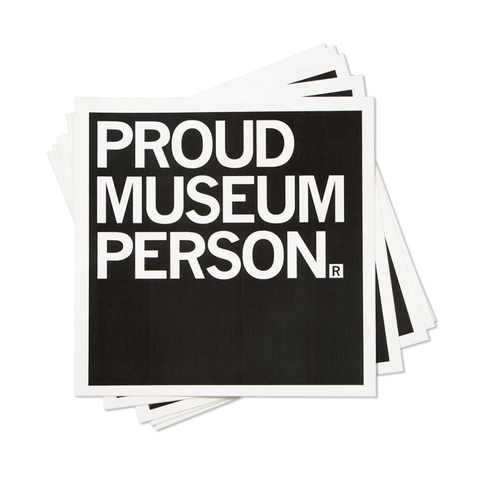 Proud Museum Person Sticker