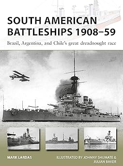 The cover features a black-and-white wartime photograph of a large battleship with smoke behind it and an airplane flying above the ship. Three smaller photographs of ships are below. 