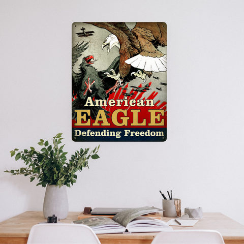 "American Eagle" Metal Sign