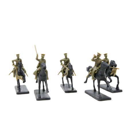 Armies in Plastic - Mounted British Lancers in O.D. Green Uniform