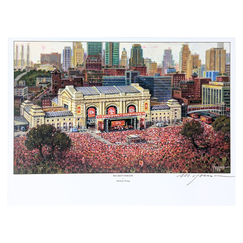 Michael Young "Big Red's Parade" Art Print