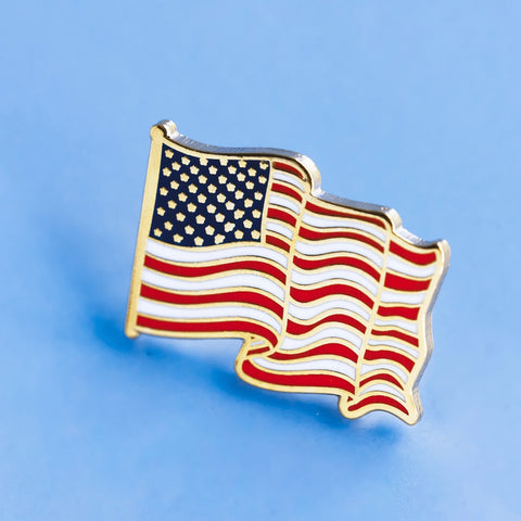 American Flag Enamel Pin