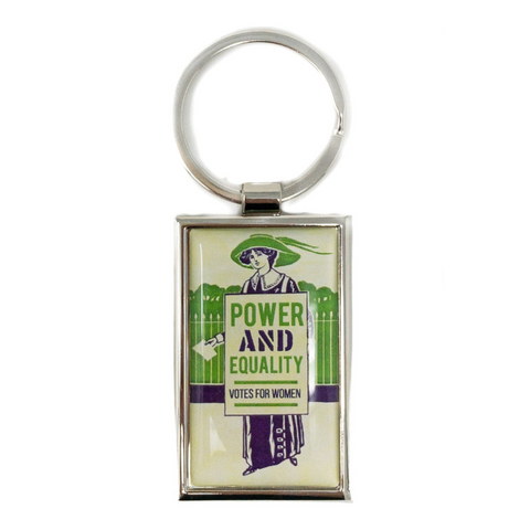 Power and Equality Suffragette Keychain