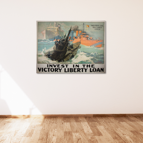 "Sea Lanes" Liberty Loan Poster