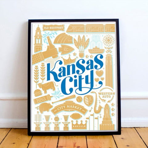 Kansas City Landmarks Print