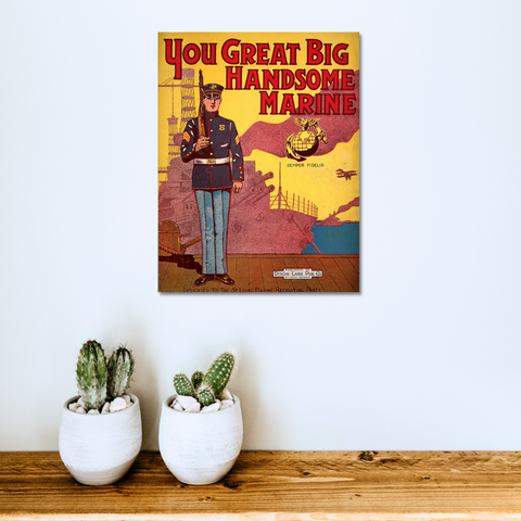 "You Great Big Handsome Marine" Mini Poster