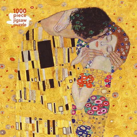 Klimt's "The Kiss 1000 Piece Puzzle