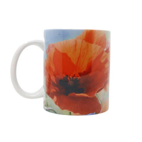 Color-Changing Poppy Mug
