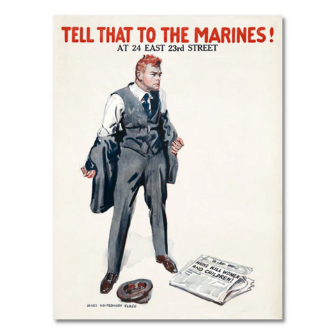 "Tell That to the Marines" Poster