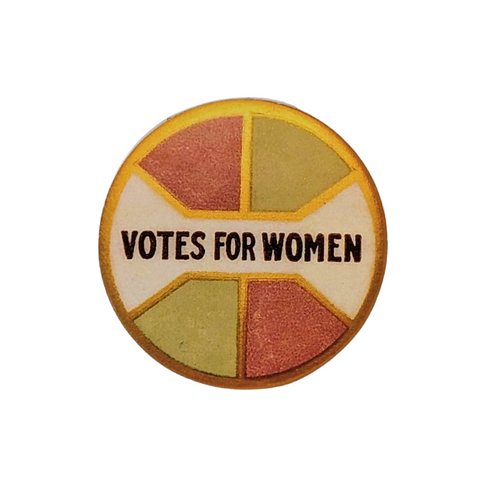 Votes for Women Sticker - Gold, Green & Red