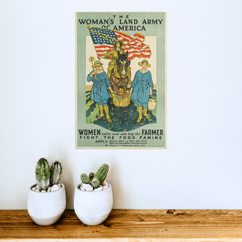 Woman's Land Army Mini Poster